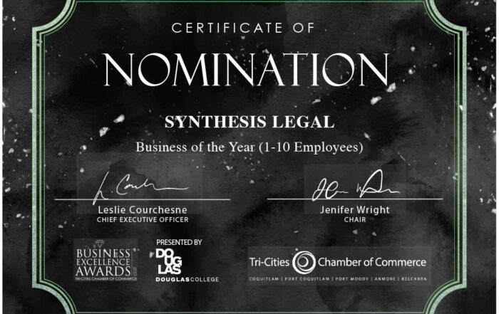 Business of the Year Nomination